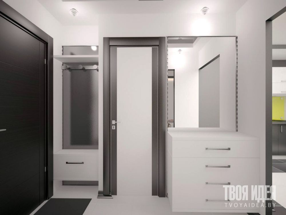 Дизайн интерьера квартиры 48м2 в Сеннице 1