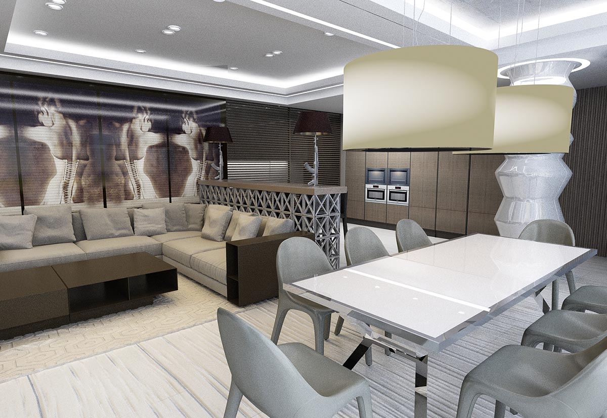 Дизайн интерьера квартиры от StudioFORMS  4