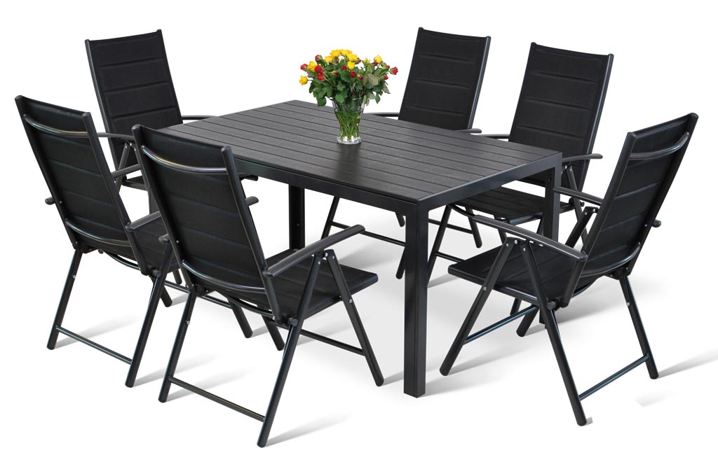 Набор садовой мебели из алюминия 6+1